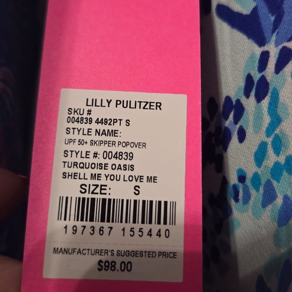Lilly Pulitzer Skipper Popover "Shell Me You Love Me" - Picture 9 of 12